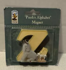 Disney Classic WINNIE THE POOH Magnet Letter "Z" For ZEBRA Eeyore MICHEL & CO - Picture 1 of 7