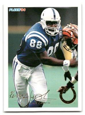 Kerry Cash 1994 Fleer FOOTBALL #204 Indianapolis Colts - Image 1 of 2