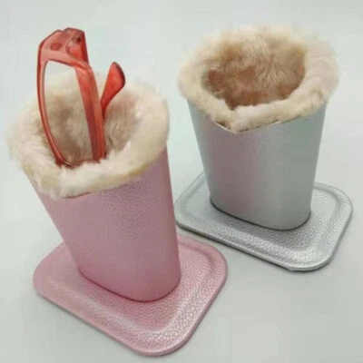 Anti Scratch Plush Glasses Holder Stand Protection Case for Eyeglasses