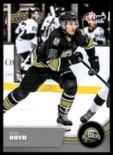 2021-22 Upper Deck CHL Hockey Ben Boyd Rookie Bat #42