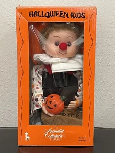 NIB Santas Best Halloween Kids Animated Clown Motionette 1994 Collectible Decor - Picture 1 of 7
