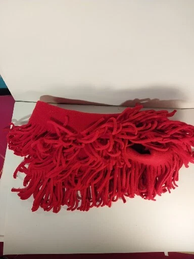 Bufanda polar roja con flecos Gap Y2K  Foto 1 de 4