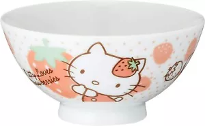 Hello Kitty Erdbeere Sometsuke Reisschale 302531 für Kinder MADE IN JAPAN - Bild 1 von 4