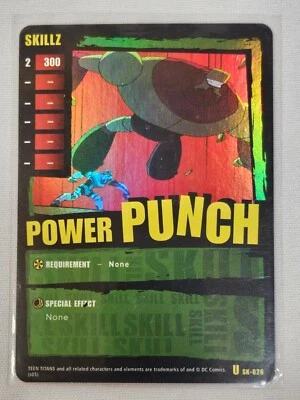 Teen TItans Go CCG - Power Punch - Rare Holo DC Comics Card - Image 1 of 4