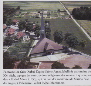 2011  --  FONTAINE LES GRES   ANNEES 60   VUE AERIENNE   3C931 - Picture 1 of 1