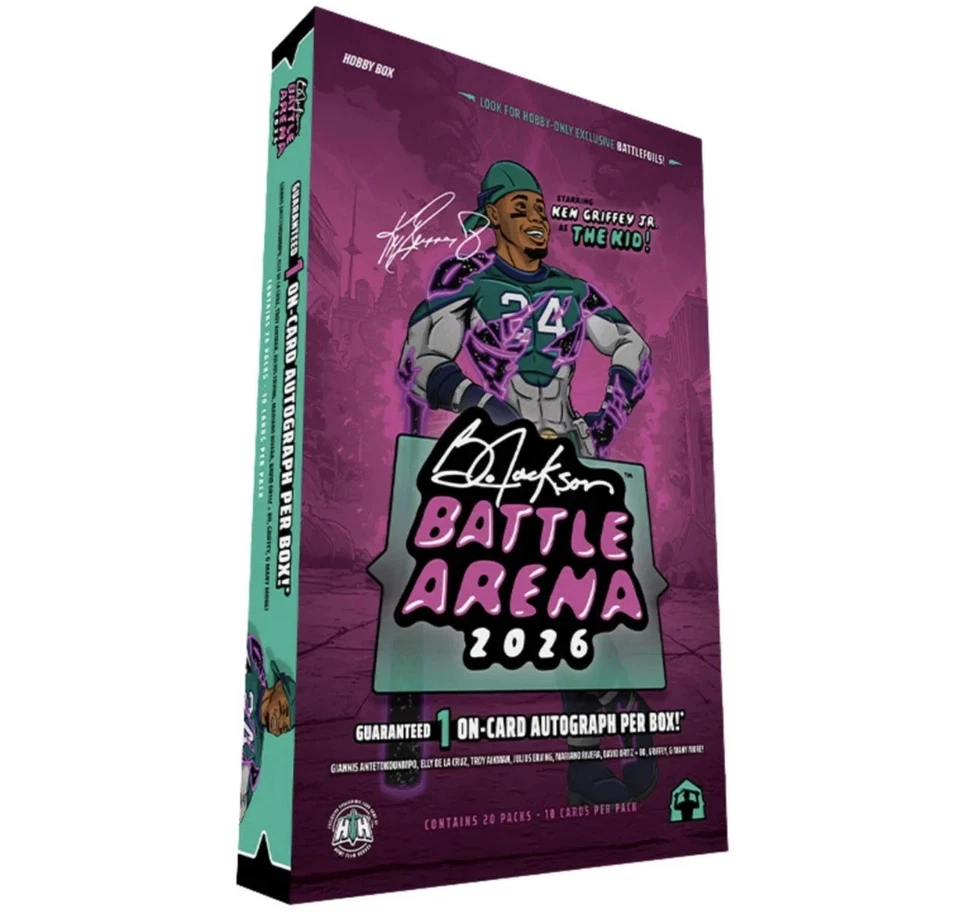 2026 Bo Jackson Battle Arena Ken Griffey Jr Edition Set Hobby Box NEW - In Hand