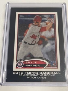 2014 Topps Manufactured Commemorative Rookie Card Patch Bryce Harper #RCP-15  - Picture 1 of 2