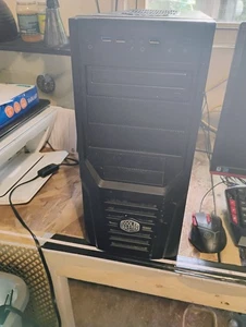 CyberPowerPC CS-130-166 Black / Blue ATX Mid Tower Cooler Master Elite 431... - Picture 1 of 4