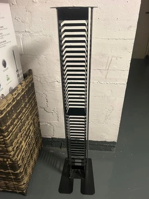 CD-Ständer CD-Regal ca. 100cm Höhe aus Metall - Bild 1 von 3