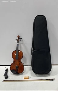 Anton Breton Student Violin with Travel Case - Picture 1 of 10