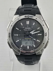 Men's Casio SOLAR Wave Ceptor WVA470 Digital Analog Digital Multifunction  - Picture 1 of 20