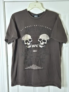 Vintage UFC Fight Night Skull T-shirt Size Large Ultimate Fighting Championship - Picture 1 of 5