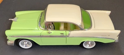 1:18 Diecast 1956 Chevy Bel Air Lime Green/White *VERY RARE Hardtop Version* - Image 1 of 4