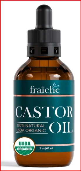 Organic Castor Oil Lash Serum for Hair Growth, 100% Pure Eyebrow Eyelash Growth - Image 1 of 1