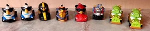 Eight Angry Birds Go Telepods -  Matilda, Bomb, Bubble, Red, Blue, King Pig - Picture 1 of 3