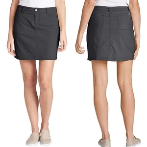 Eddie Bauer Women’s Adventure 2.0 Skort Size 10 Black - Picture 1 of 9