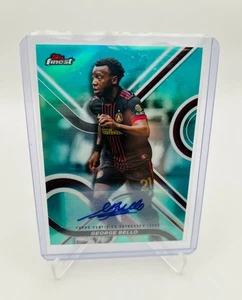 GEORGE BELLO /75 AUTO AQUA REFRACTOR 2022 Topps Finest MLS ATLANTA UNITED - #69 - Picture 1 of 2