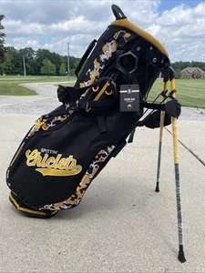 NEW - Spittin Chiclets Golf Bag -Yellow/Black - Picture 1 of 7