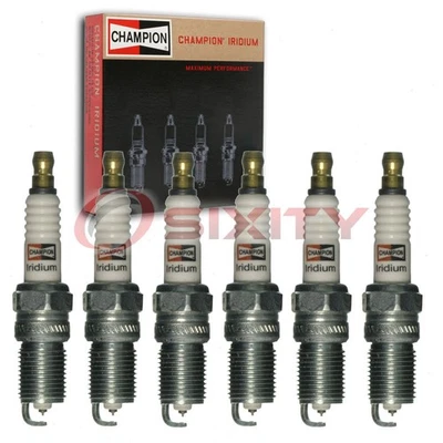 6 pc Champion Iridium Spark Plugs for 2002-2003 Workhorse FasTrack FT931 no - Image 1 of 4