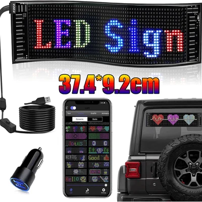 Programmable LED Sign Scrolling Message LED Shop Signs Digital Display LED Board - Image 1 of 4