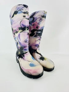 Stivali da pioggia impermeabili Realtree Ranger Servus da donna taglia 9 rosa viola mimetici - Foto 1 di 10
