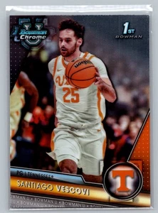 2023-24 Bowman University Chrome Santiago Vescovi #78 Tennessee Volunteers - Picture 1 of 2