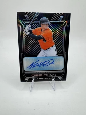 2021 Panini Chronicles Obsidian Ryan Mountcastle Rookie Auto #O-RM Orioles - Image 1 of 4