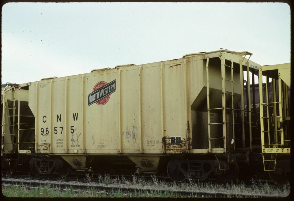 BH.B12.CNW204 Original Colour Slide CNW Hopper #96575 at Keith, AB 1994 — 第 1/1 张图片