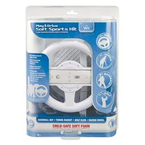 Dreamgear DGWII-1058 Play and Drive Soft Sports Kit for Nintendo (Nintendo Wii) - Picture 1 of 3