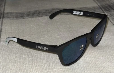 Oakley Sunglass Frogskins XXV Jeff Staple Matte Black Tortoise/Prizm Jade RARE - Image 1 of 4