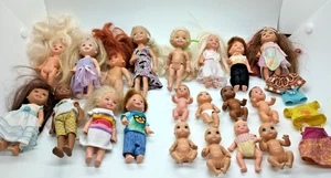 Mattel Barbie Babies Kelly Dolls Kid Kore Chelsea Infants & Little Kids Lot/20 - Picture 1 of 6