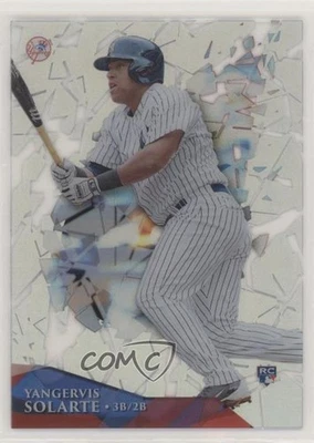 2014 High Tek American League Cracked Ice Pattern Yangervis Solarte Rookie RC - Image 1 of 2