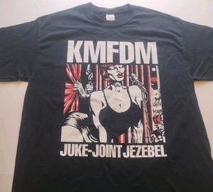  Vintage Y2K KMFDM Juke Joint Jezebel T-Shirt KRAUT!  - Bild 1 von 7