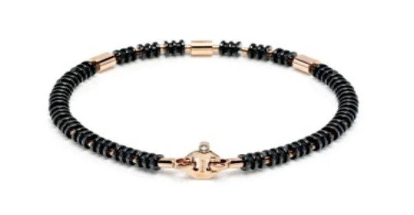 BARAKA Men's BR215651ROCN210002 Snake Collection Gold White Diamonds Bracelet - Image 1 of 1