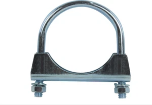 Exhaust clamp U-Bolt - 57mm (2 1/4"), Plated - Picture 1 of 1