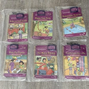 LeapFrog Pad Learning System Book SET: Phonemic Awareness Series 6 Books & Cart - Picture 1 of 7