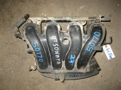 Colector de admisión de aire superior del motor Hyundai Sonata 2006-2007 de 2,4 L con riel de combustible OEM Foto 1 de 4