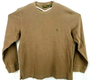 Sudadera Timberland Para Hombre Talla XL Manga Larga Marrón Weathergear Texturizada Crew - Imagen 1 de 7