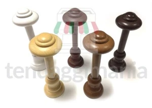BRASTENHALTER HOLZHALTER FÜR VORHANGSTANGE VERSCHIEDENE FARBEN BERNSTEINHALTER - Bild 1 von 1