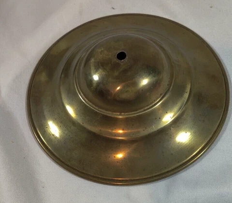 Oil  Lamp Canopy Antique  Brass Bronze Gas Hanging Chandelier Parts Cover