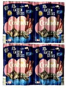 20x 5g Coshida Sticks Katzen Leckerlis Katzensticks MSC LACHS 100g