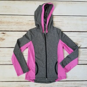Kidpik Girls Jacket Size Pink Gray Black Activewear size 10 Medium - Picture 1 of 4