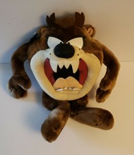 Vintage Taz Tasmanian Devil Looney Tunes 1994 Applause Plush Stuffed Animal 12"