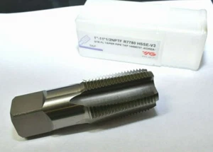 YG1 1"-11*1/2 NPTF R7780 Str FL Taper Pipe Tap HSSE-V3 14455737 NEW - Picture 1 of 1