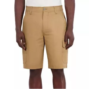 Iron Co. Flex Comfort Cintura Elasticizzata Cargo Corto Vintage Tabacco Taglia 38 - Foto 1 di 2