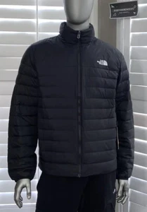 The North Face Mens Minoqua Insulated 550-Down FZ Puffer Jacket Black NWT $180 - Picture 1 of 17