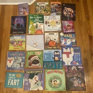Lot of 20 new/like new daycare/library/ hardcover, softcover assorted kids books - Picture 1 of 1