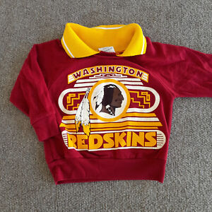 Vintage Washington Redskins Small Toddler Sweater Sweatshirt USA NFL Apparel
