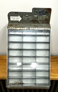 Vintage Shoe Store Natural Tip Shoe Lace Countertop Display Case (SH) - Picture 1 of 11