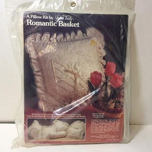 Romántico Kit Bordado Cesta Tuya Verdaderamente Almohada 20" Cuadrado - Imagen 1 de 3